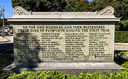 Photo of Mayflower monument in Plymouth, MA